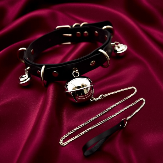 Dripdrip Pure Desire Leather Choker Set