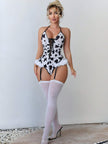 Dripdrip Cow Print Uniform Roleplay Set