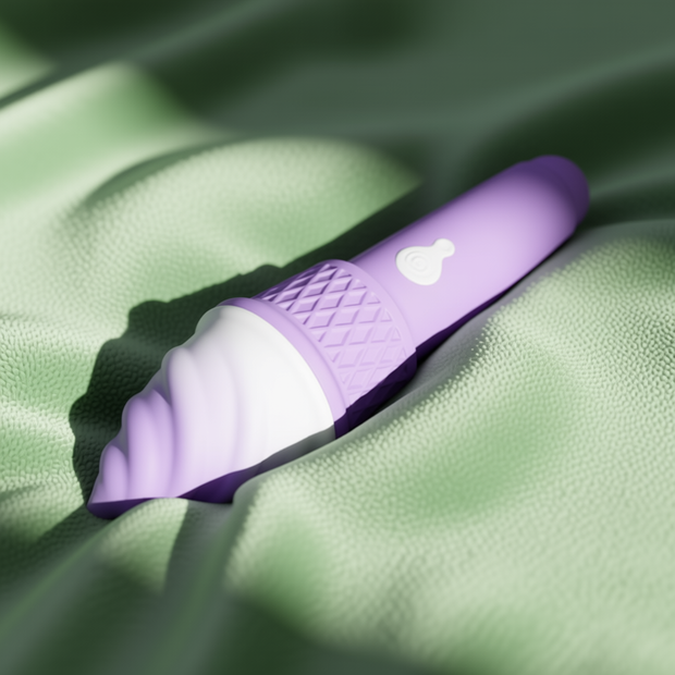 Dripdrip New Novelty Ice Cream Cone AV Wand for Climax