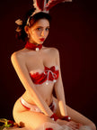 Dripdrip Christmas Red Bunny Uniform Roleplay Set