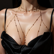 Dripdrip Rhinestone Tassel Body Chain