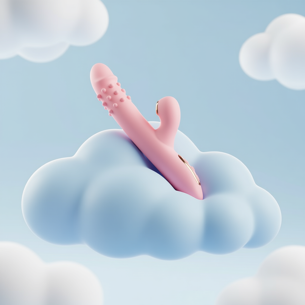 Dripdrip Automatic Thrusting & Licking Sucking Couples Vibrator