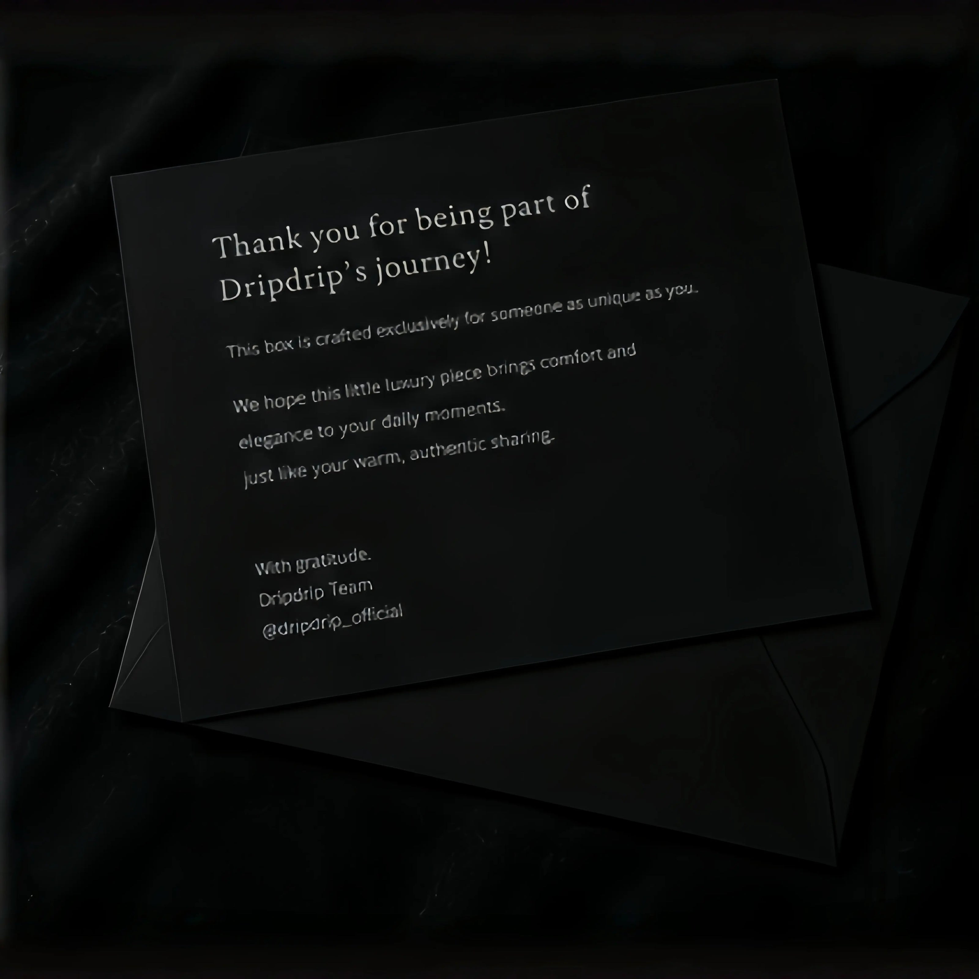 A Touch of Luxury, Kept Private dripdrip