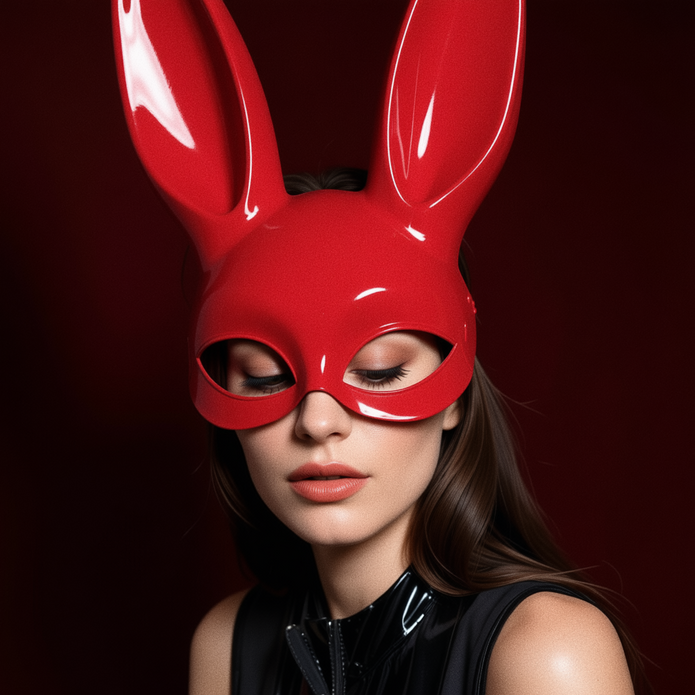 Dripdrip Edgy Leather Restraint Mask