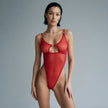 Dripdrip Midnight Mirage: Sheer Mesh Open-Back Teddy & Sultry Illusion Bodysuit dripdrip