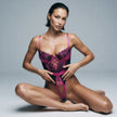 Dripdrip Ethereal Craft: Intricate Mesh Backless Sculpting Bodysuit dripdrip