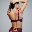 Dripdrip Satin Muse: Sheer Lace & Satin Contrast Four-Piece Set dripdrip