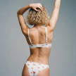 Dripdrip Floral Fusion: Lace Patchwork & Printed Bloom Ensemble dripdrip