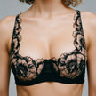 Dripdrip Precision Bloom: Sheer Mesh Placement Embroidery Patchwork Set dripdrip