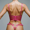 Dripdrip Whisper-Lace Contour Bodysuit & Garter Set - Cherish Me Underwire & Thong Duo dripdrip