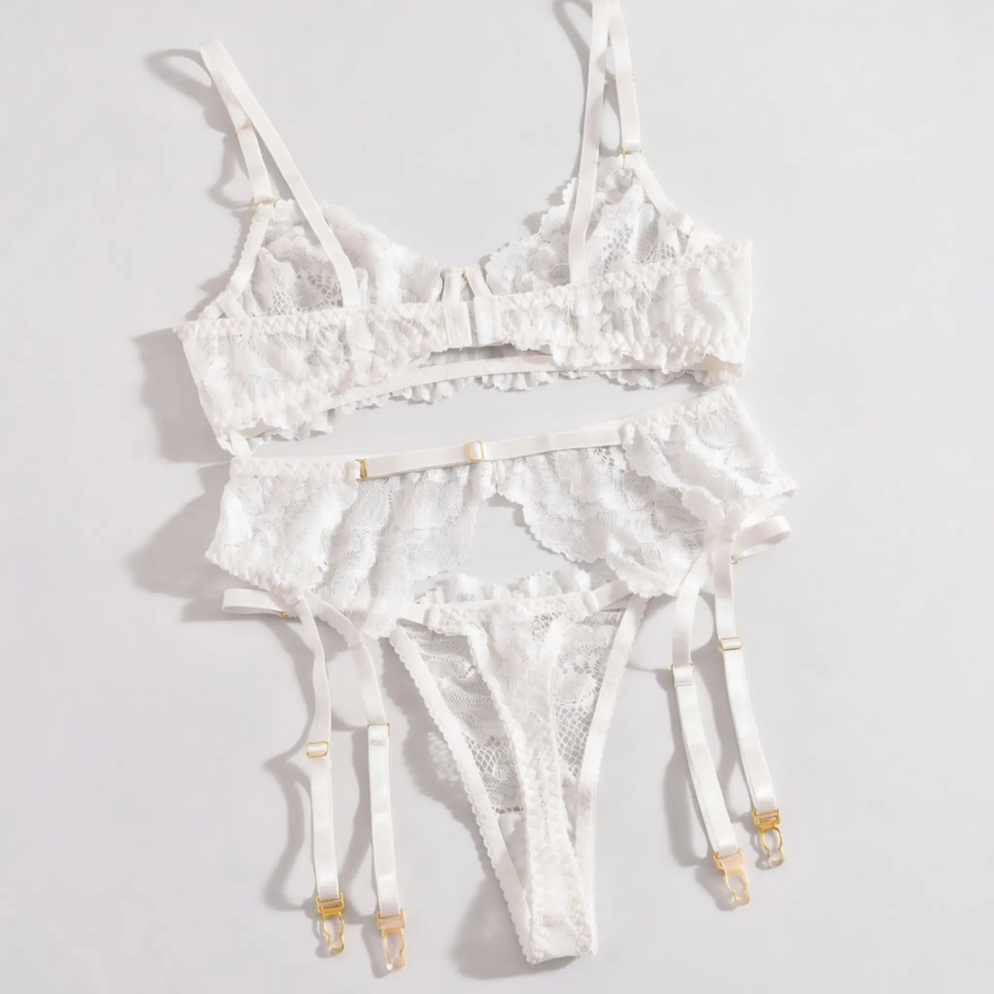 Marble pillars, floating lace dripdrip